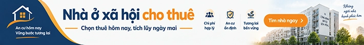 Banner quảng cáo website Nhà ở xã hội cho thuê